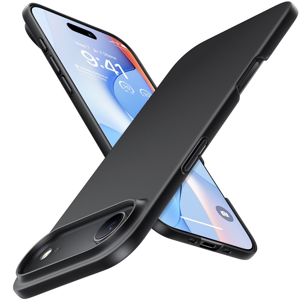 Premium ovitek Torras "SlimFit MagSafe" za iPhone Air - črn