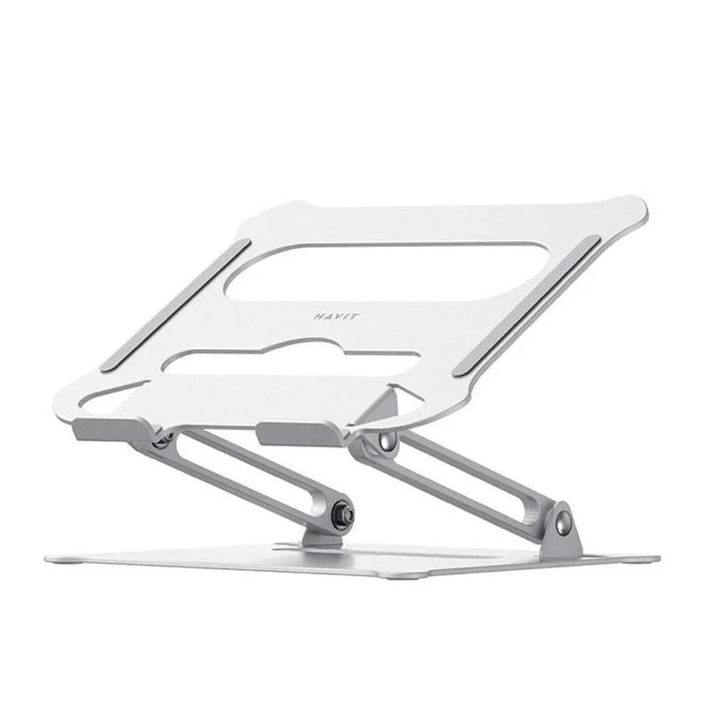 Aluminijastno stojalo za prenosni računalnik Havit "H740" za prenosnike velikosti od 44 cm - srebrno