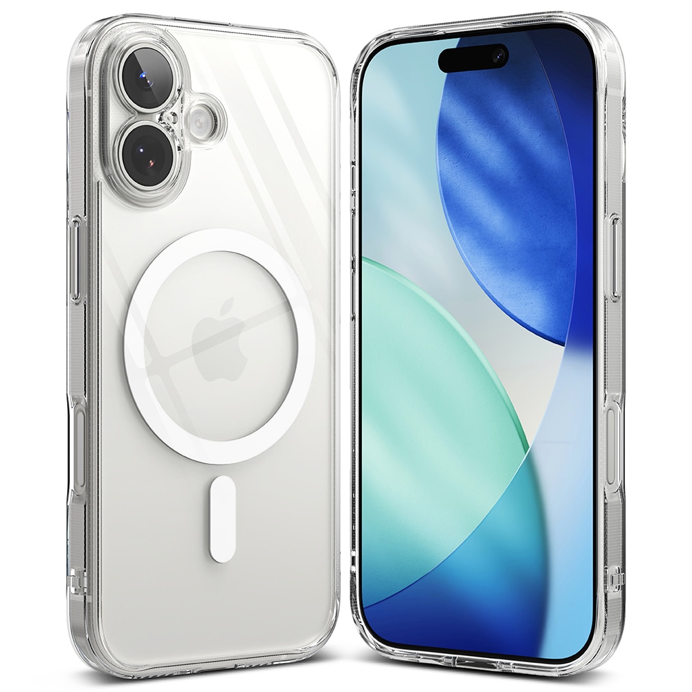 Ovitek Ringke "Fusion Magnetic" za iPhone 17 - clear