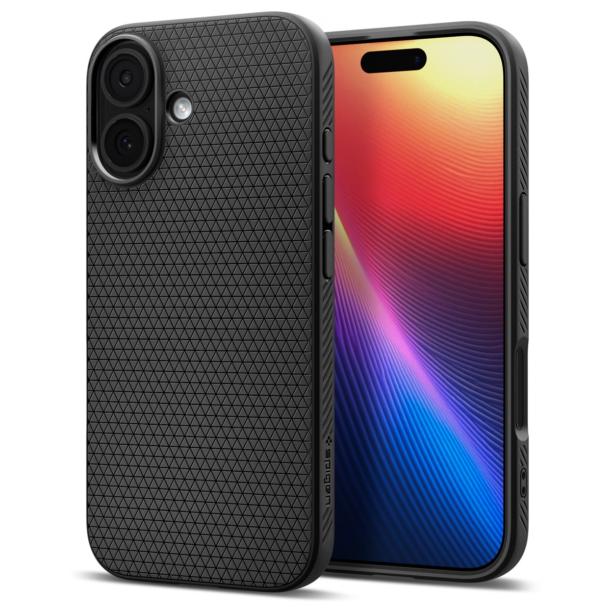 Ovitek Spigen "Liquid Air" za iPhone 17 - matte black
