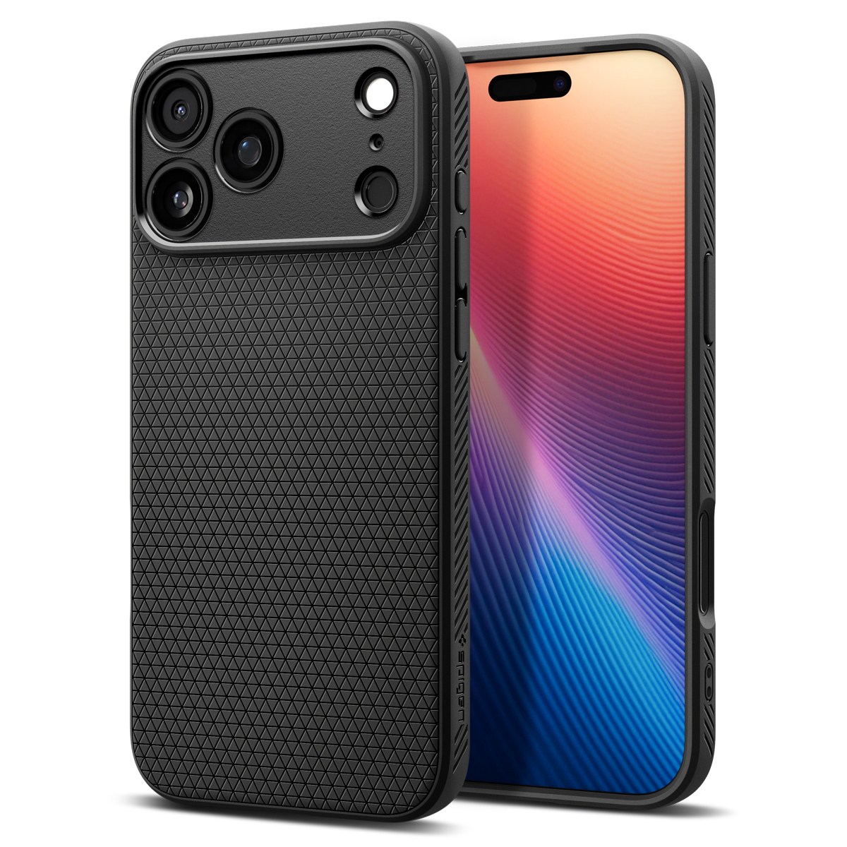Ovitek Spigen "Liquid Air" za iPhone 17 Pro Max - matte black