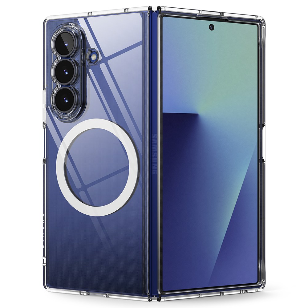 Ovitek Ringke "Fusion Magnetic" za Samsung Galaxy Z Fold7 - clear