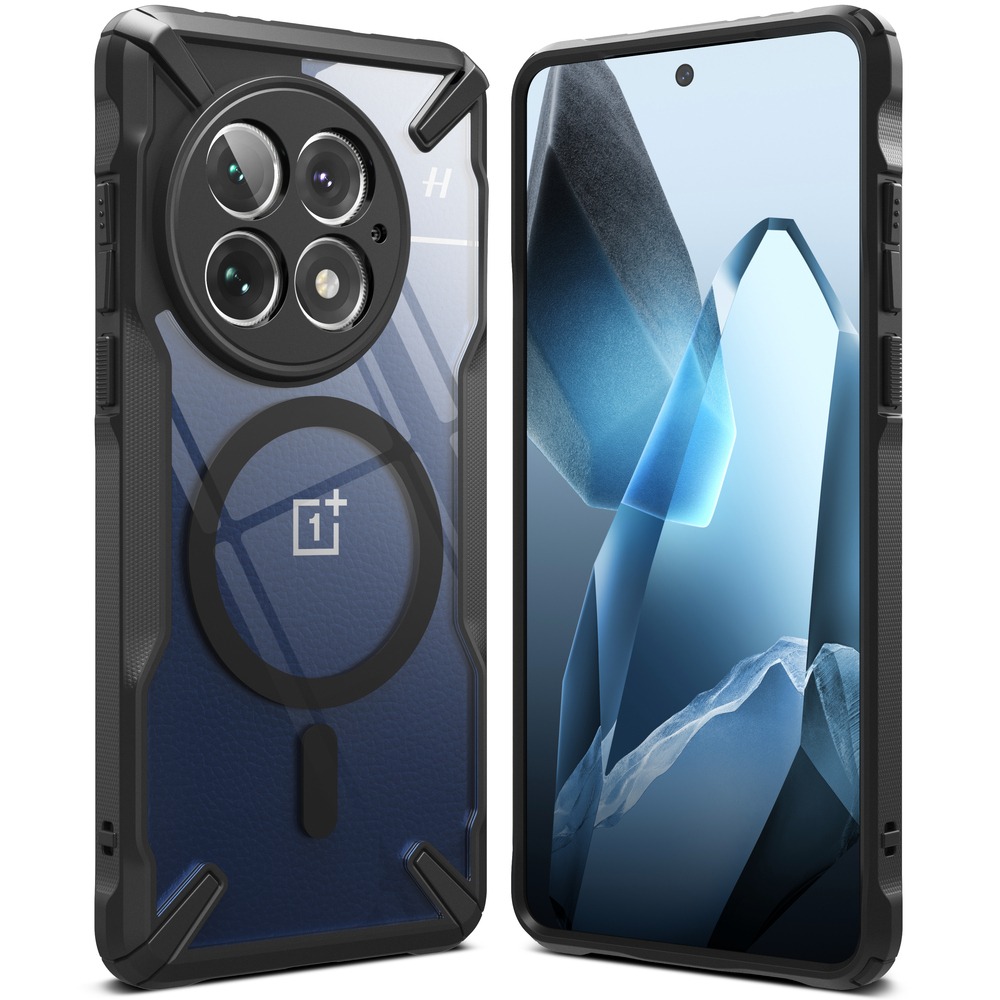 Ovitek Ringke "Fusion X Magnetic" za OnePlus 13 - Black