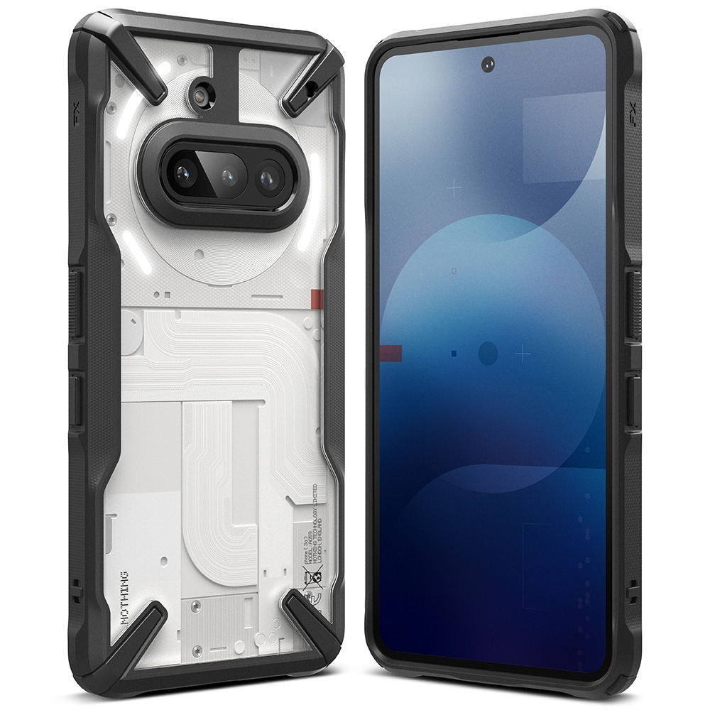 Ovitek Ringke "Fusion X" za Nothing Phone (3a) - black