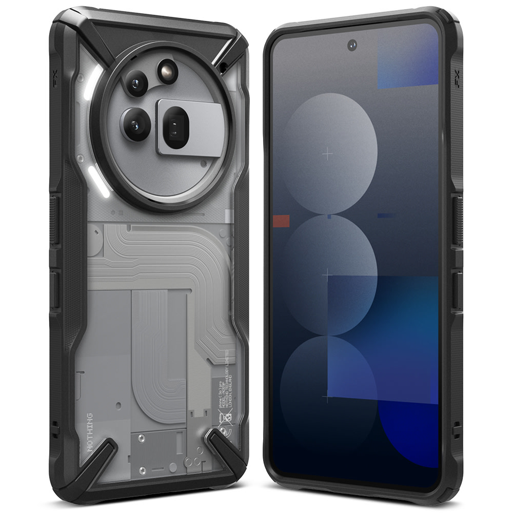 Ovitek Ringke "Fusion X" za Nothing Phone (3a) Pro - black