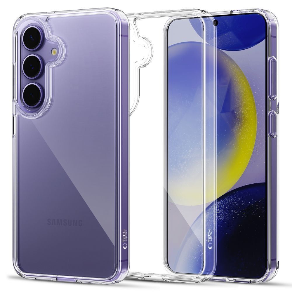 Hibridni ovitek Tech-Protect "FlexAir Hybrid" za Samsung Galaxy S25 FE - prozoren