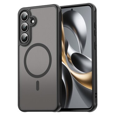 Hibridni ovitek "HaloFrost II MagSafe" za Samsung Galaxy S25 FE - black