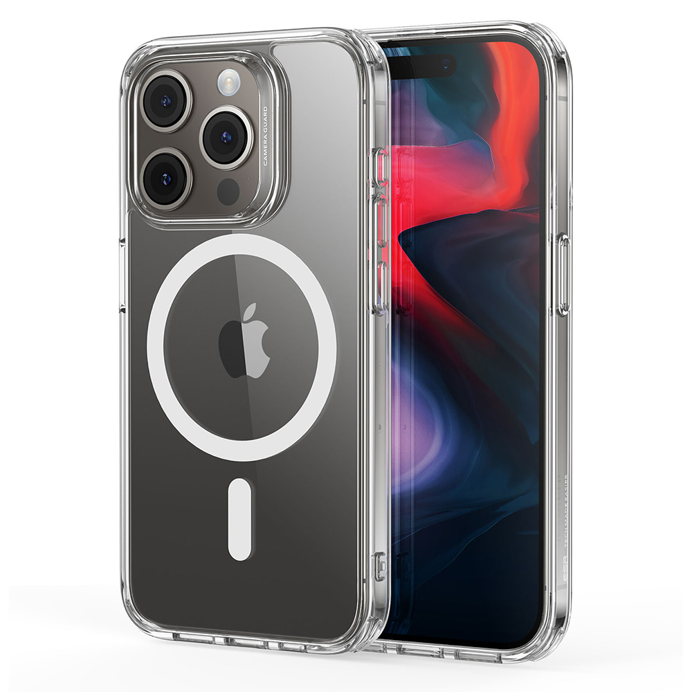 Hibridni ovitek ESR "Classic Hybrid HaloLock" za iPhone 15 Pro Max - clear