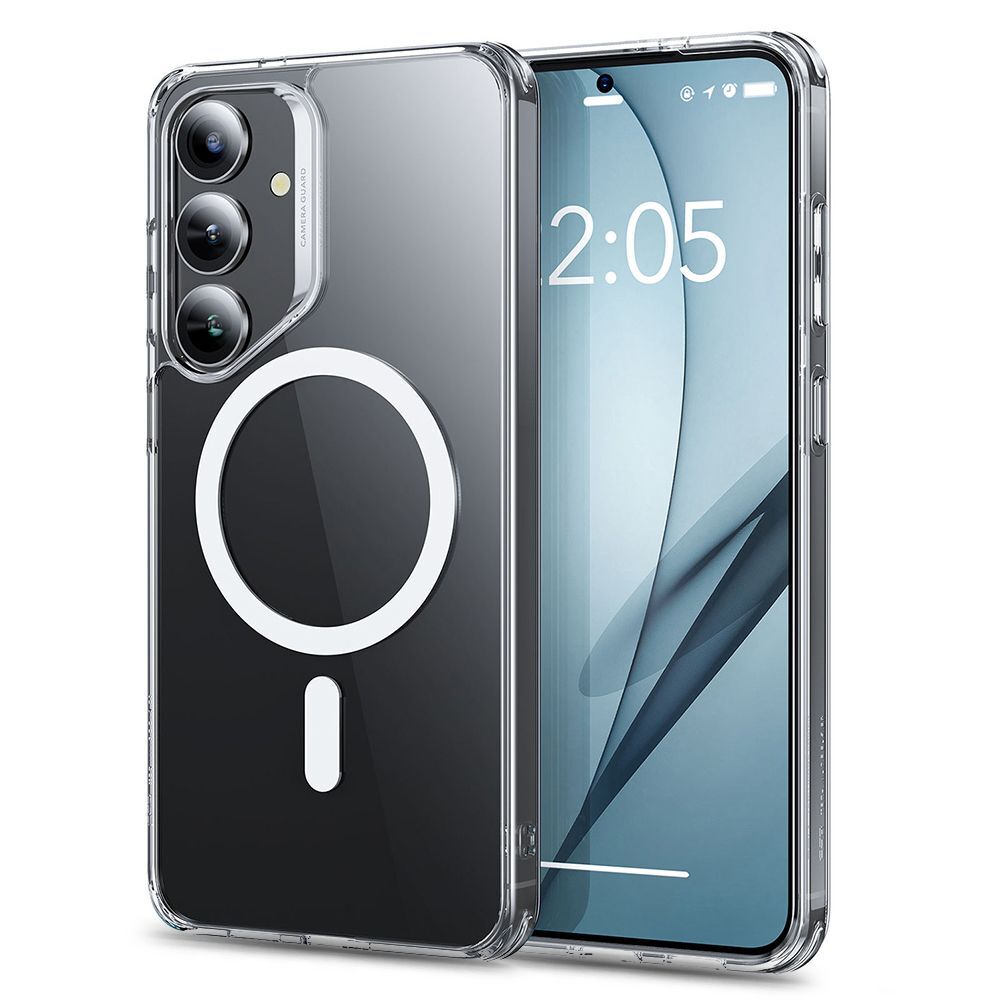 Hibridni ovitek ESR "Classic Hybrid HaloLock" za Samsung Galaxy S25 Plus - clear