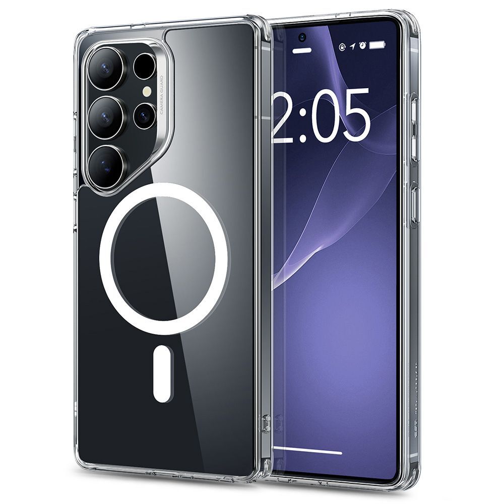 Hibridni ovitek ESR "Classic Hybrid HaloLock" za Samsung Galaxy S25 Ultra - clear