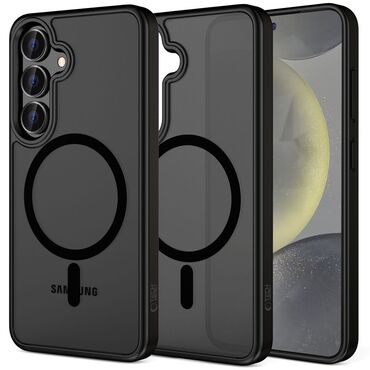 Hibridni ovitek Tech-Protect "Magmat MagSafe" za Samsung Galaxy S25 FE - črn Hibridni ovitek Tech-Protect "Magmat MagSafe" za Samsung Galaxy S25 FE - črn