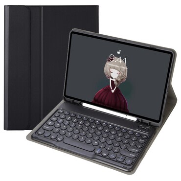 Pisarniški etui z Bluetooth tipkovnico za Samsung Galaxy Tab S10 Lite - črn