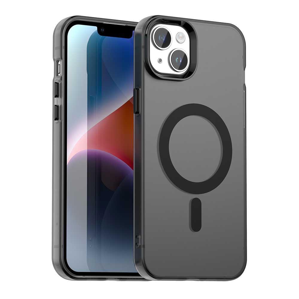 Hibridni ovitek Techsuit "CandyCase MagSafe" za iPhone 14 - black