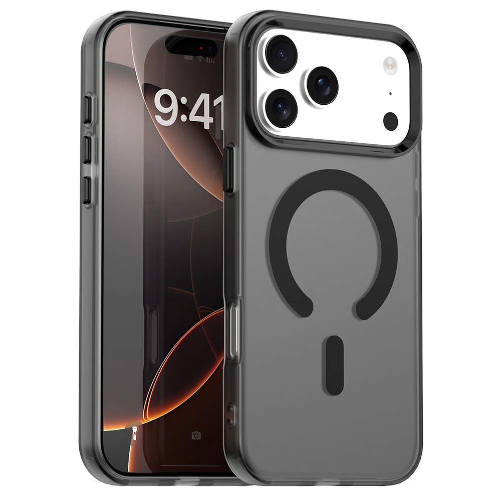 Hibridni ovitek Techsuit "CandyCase MagSafe" za iPhone 17 Pro Max - black