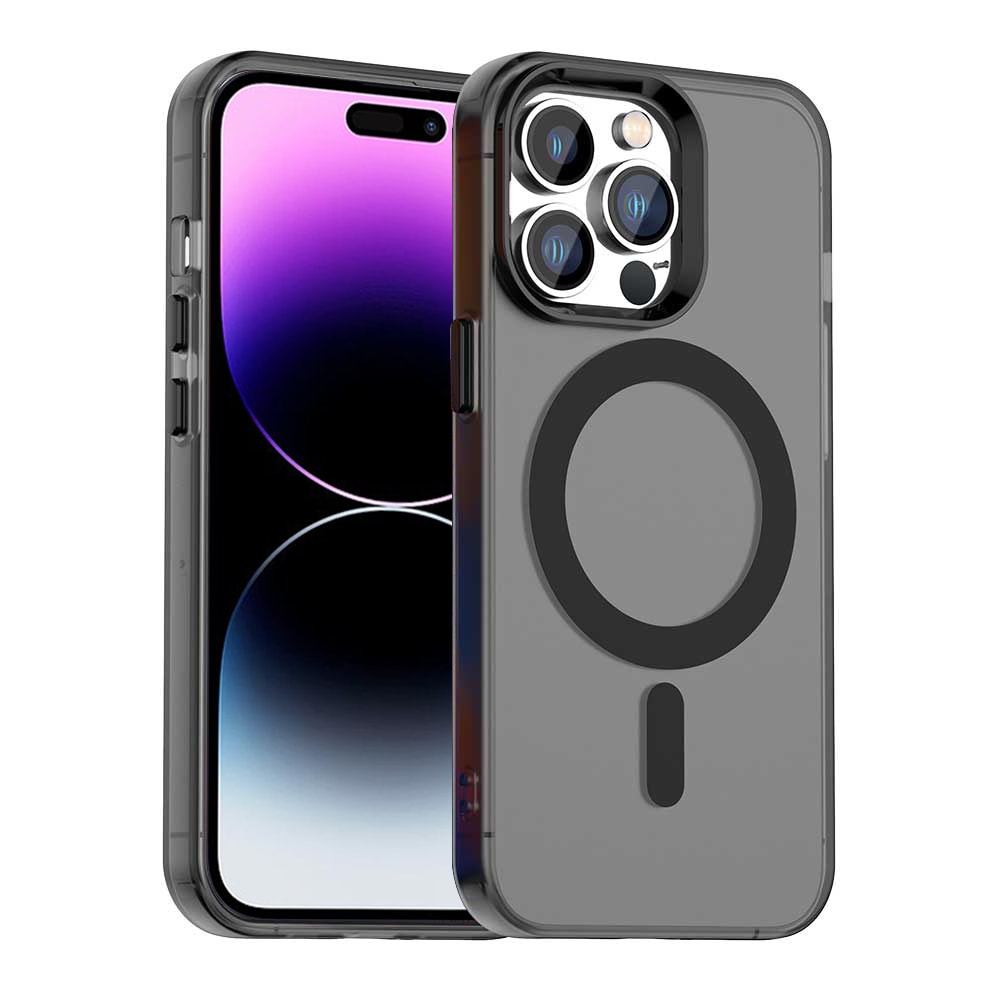 Hibridni ovitek Techsuit "CandyCase MagSafe" za iPhone 14 Pro Max - black