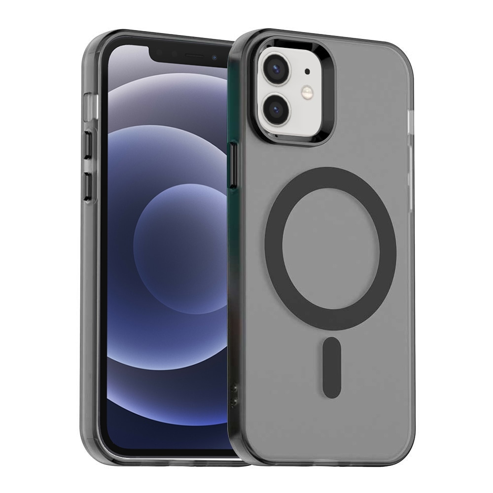 Hibridni ovitek Techsuit "CandyCase MagSafe" za iPhone 12 / iPhone 12 Pro - black