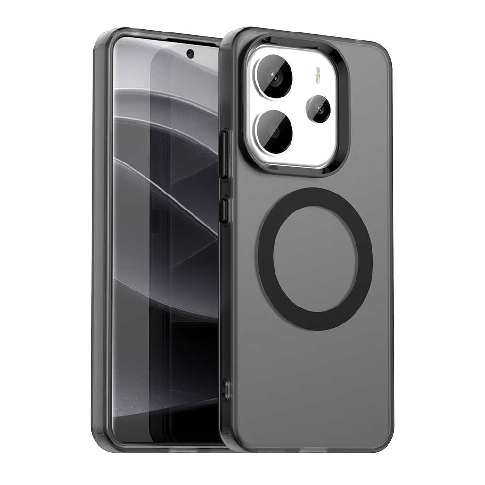 Hibridni ovitek Techsuit "CandyCase MagSafe" za Xiaomi Redmi Note 14 4G - black