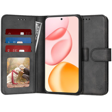 Etui Techsuit "Diary Book" za Honor 400 - črn