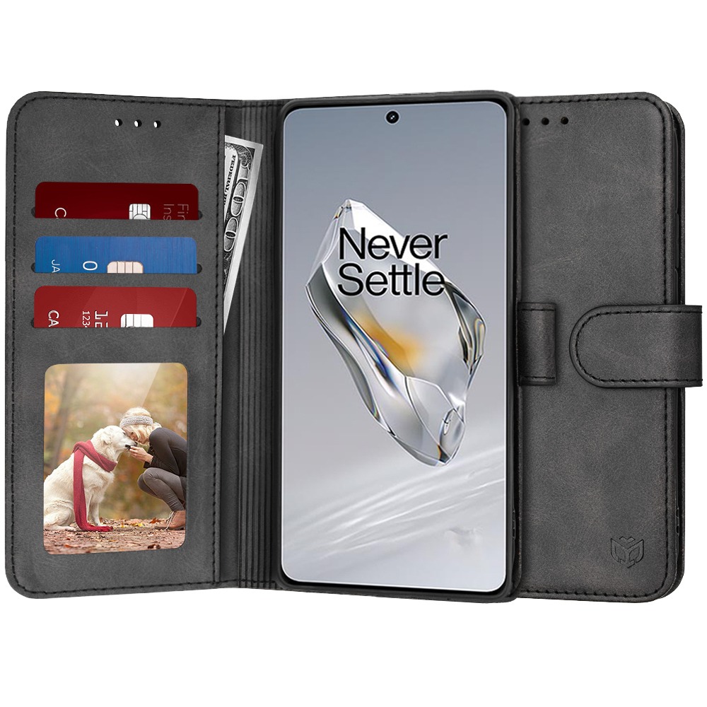 Etui Techsuit "Diary Book" za OnePlus 13 - črn