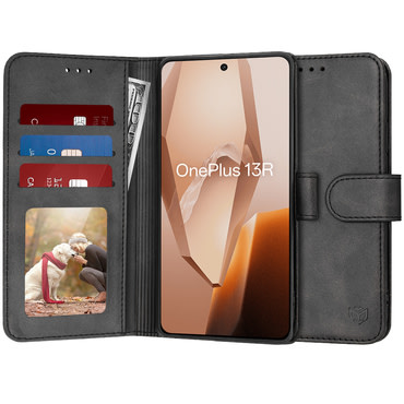 Etui Techsuit "Diary Book" za OnePlus 13R - črn Etui Techsuit "Diary Book" za OnePlus 13R - črn