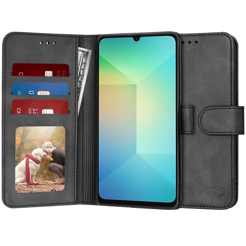 Etui Techsuit "Diary Book" za Samsung Galaxy A06 - črn
