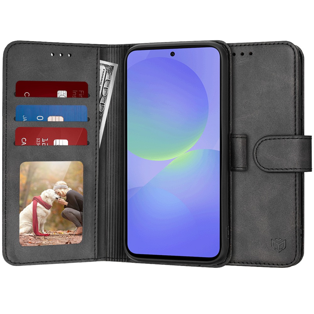 Etui Techsuit "Diary Book" za Samsung Galaxy A36 - črn