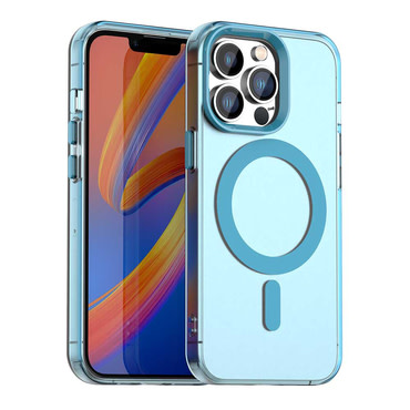 Hibridni ovitek Techsuit "CandyCase MagSafe" za iPhone 13 Pro Max - blue Hibridni ovitek Techsuit "CandyCase MagSafe" za iPhone 13 Pro Max - blue