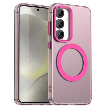 Hibridni ovitek Techsuit "CandyCase MagSafe" za Samsung Galaxy S24 / S25 - pink Hibridni ovitek Techsuit "CandyCase MagSafe" za Samsung Galaxy S24 / S25 - pink
