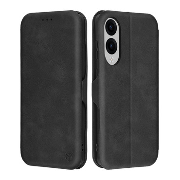 Etui Techsuit "Safe Wallet Plus" za Samsung Galaxy S25 Edge - črn