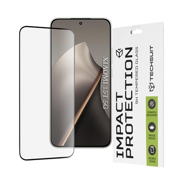 Premium 3D Full Body zaščitno steklo Techsuit za Xiaomi 15T - črno