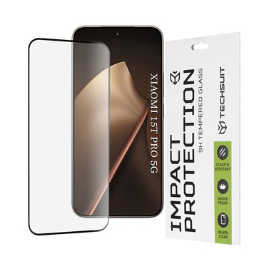 Premium 3D Full Body zaščitno steklo Techsuit za Xiaomi 15T Pro - črno