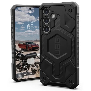 Ovitek UAG "Monarch Pro Kevlar Mag" za Samsung Galaxy S24 - carbon fiber