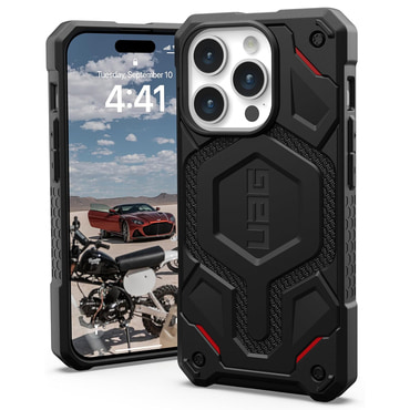 Ovitek UAG "Monarch Pro Mag" za iPhone 15 Pro Max - kevlar black