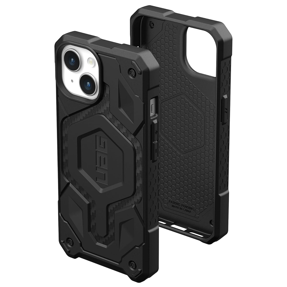 Ovitek UAG "Monarch Pro Mag" za iPhone 15 - carbon fiber