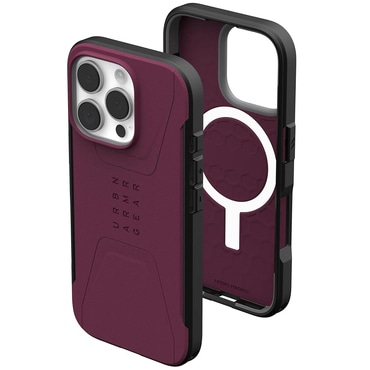 Ovitek UAG "Civilian MagSafe" za iPhone 16 Pro - bordeaux