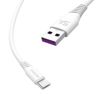 USB-A v USB-C polnilni in podatkovni kabel Dudao "L2T" 5A in QC 3.0 - 2m - bel