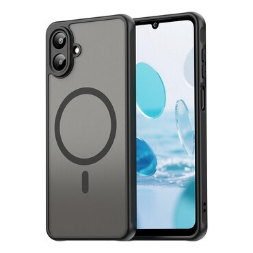 Hibridni ovitek "HaloFrost II MagSafe" za Samsung Galaxy A07 - black