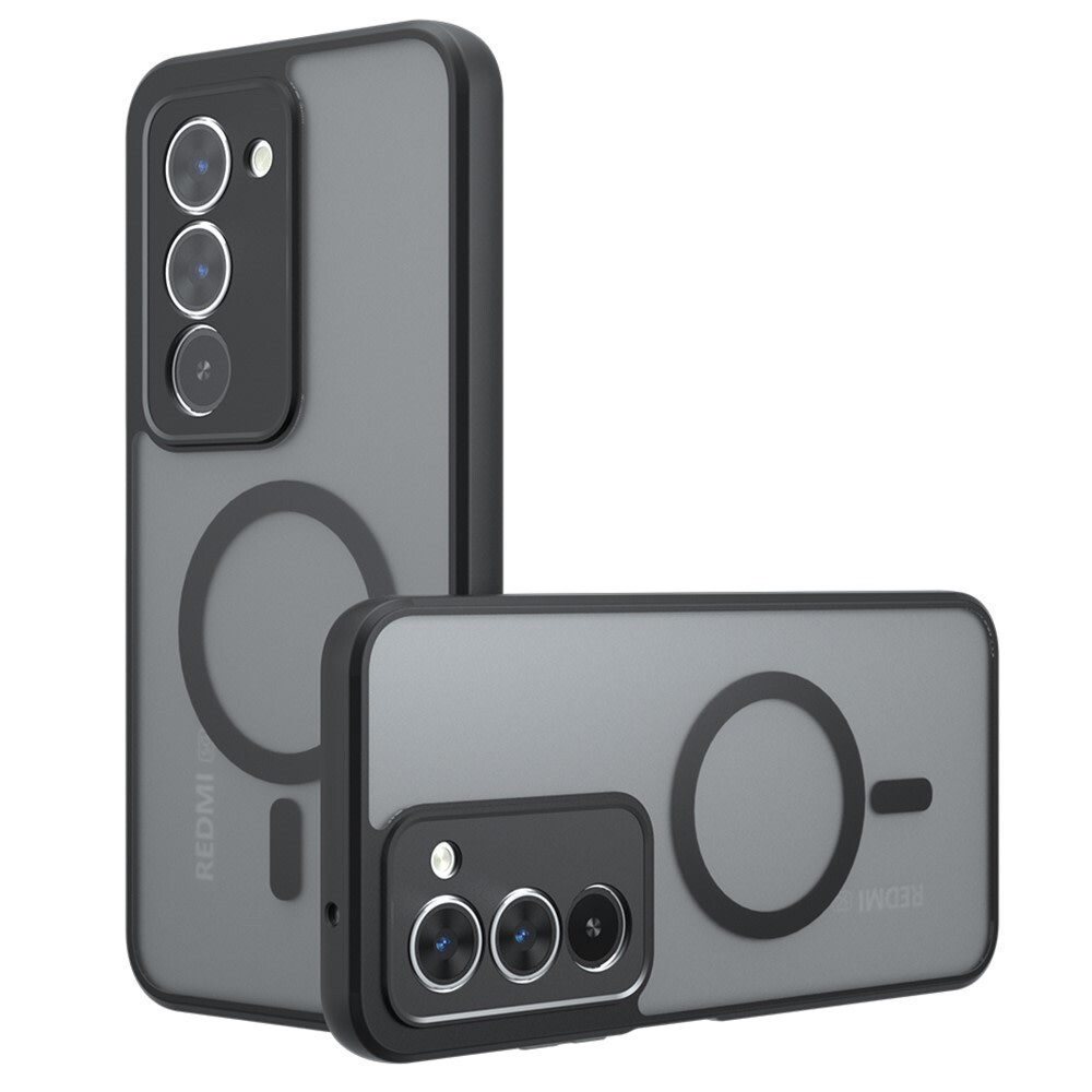 Hibridni ovitek "HaloFrost II MagSafe" za Xiaomi Redmi 15 4G / Redmi 15 5G - black