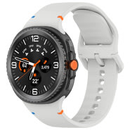 Silikonski pas Techsuit za uro Samsung Galaxy Watch8 40 mm / Watch8 44 mm / Watch8 Classic 46 mm - bel