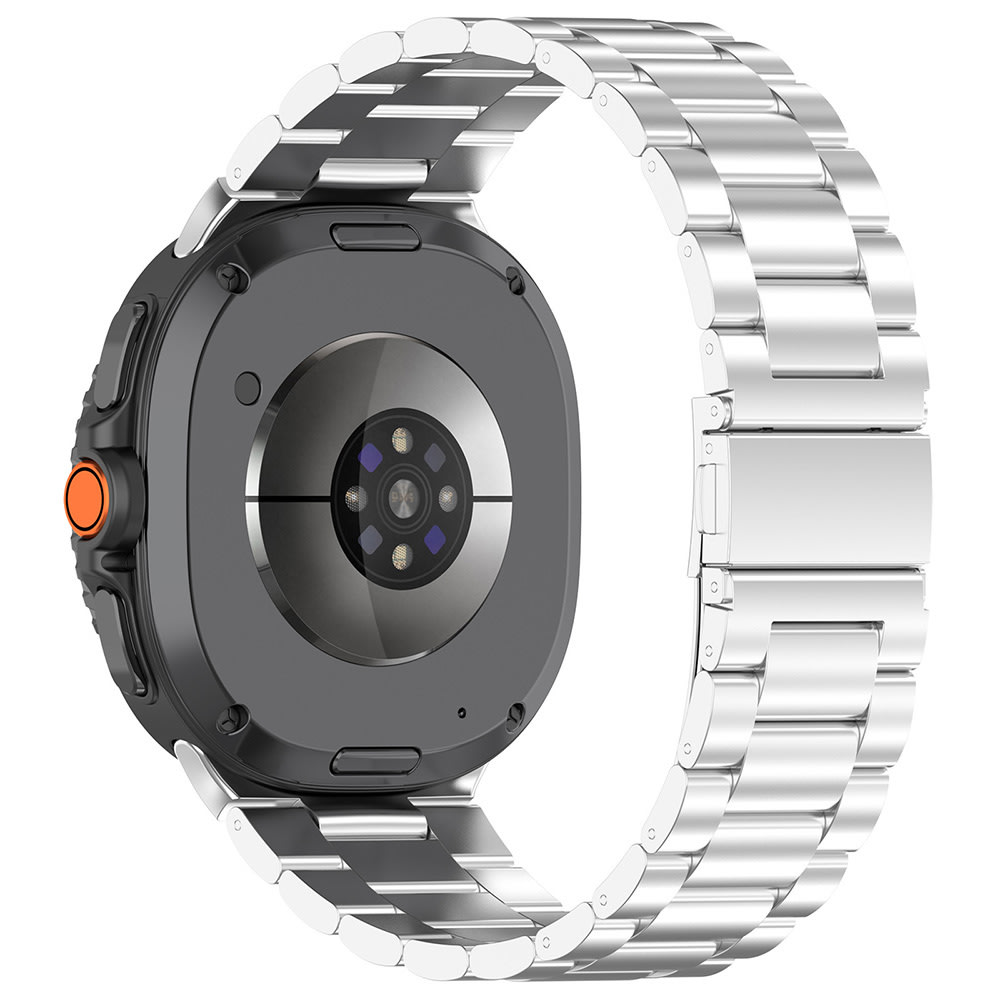 Kovinski pas Techsuit za uro Samsung Galaxy Watch8 40 mm / Watch8 44 mm / Watch8 Classic 46 mm - srebrn