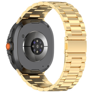 Kovinski pas Techsuit za uro Samsung Galaxy Watch8 40 mm / Watch8 44 mm / Watch8 Classic 46 mm - zlat Kovinski pas Techsuit za uro Samsung Galaxy Watch8 40 mm / Watch8 44 mm / Watch8 Classic 46 mm - zlat