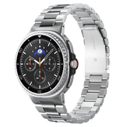 Premium kovinski pas Spigen Modern Fit za Samsung Galaxy Watch8 40 mm / Watch8 44 mm / Watch8 Classic 46 mm - srebrn