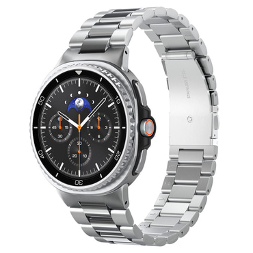 Premium kovinski pas Spigen Modern Fit za Samsung Galaxy Watch8 40 mm / Watch8 44 mm / Watch8 Classic 46 mm - srebrn Premium kovinski pas Spigen Modern Fit za Samsung Galaxy Watch8 40 mm / Watch8 44 mm / Watch8 Classic 46 mm - srebrn