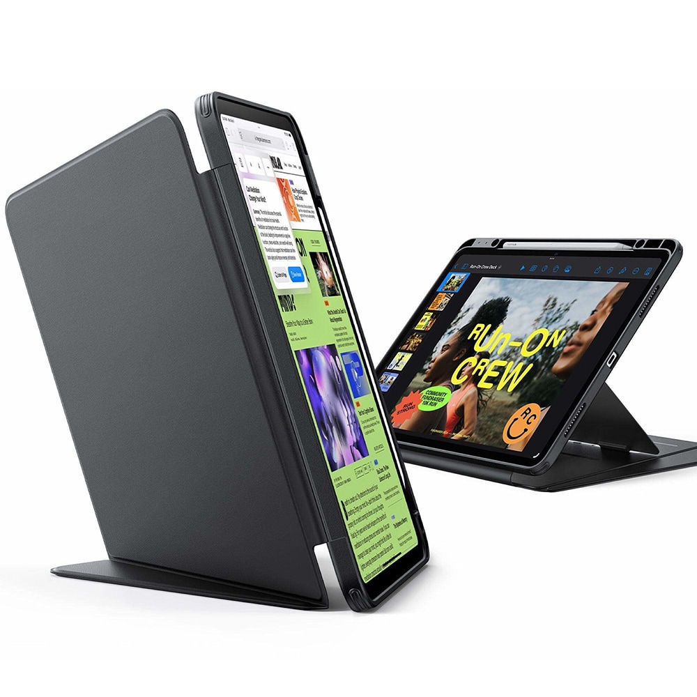 Magnetni etui s stojalom in držalom za pisalo ESR "Flip Hybrid" za iPad Air 13 2024 / iPad Air 13 2025 - black