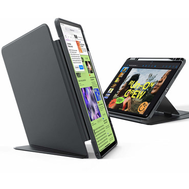 Magnetni etui s stojalom in držalom za pisalo ESR "Flip Hybrid" za iPad Air 2020 / iPad Air 2022 / iPad Air 11 2024 / iPad Air 11 2025 - black