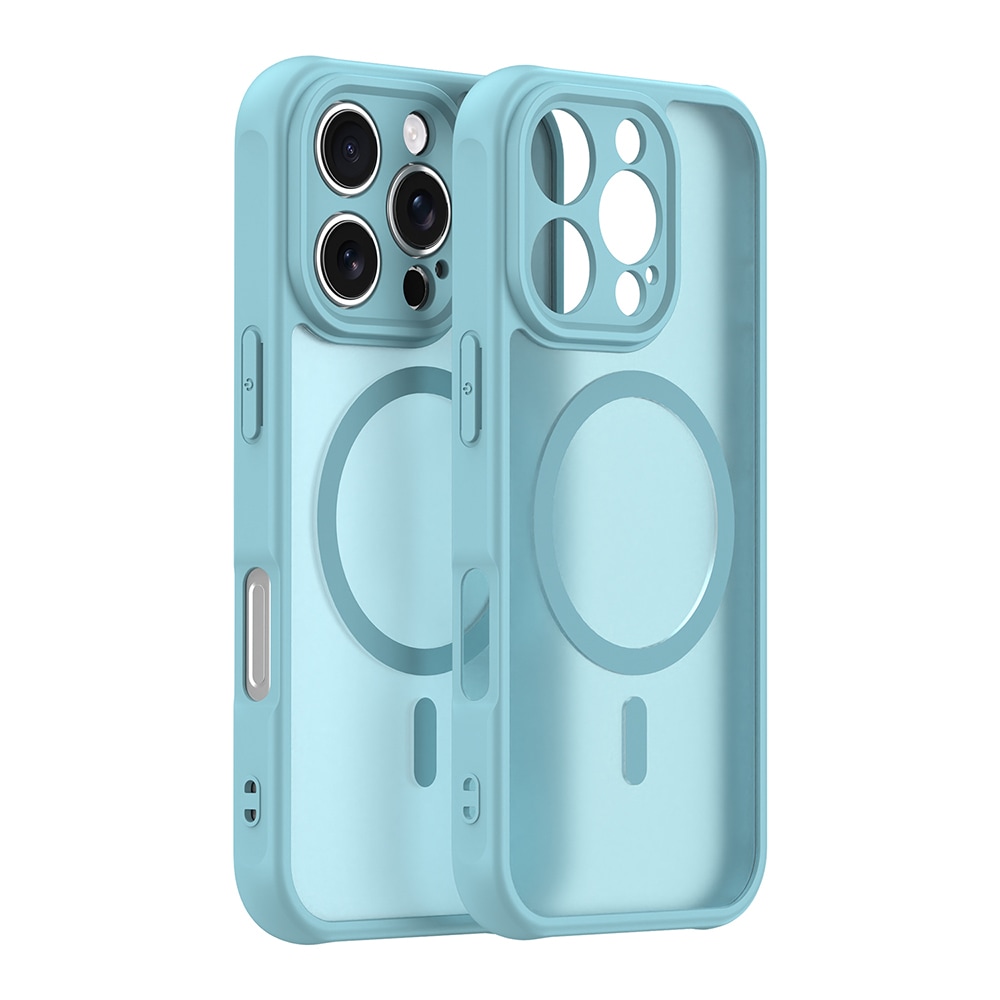 Hibridni ovitek "HaloFrost II MagSafe" za iPhone 16 Pro - mint green
