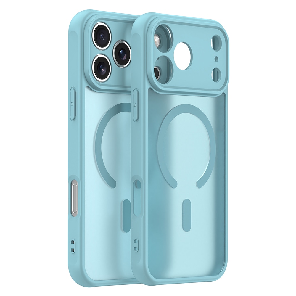 Hibridni ovitek "HaloFrost II MagSafe" za iPhone 17 Pro - mint green