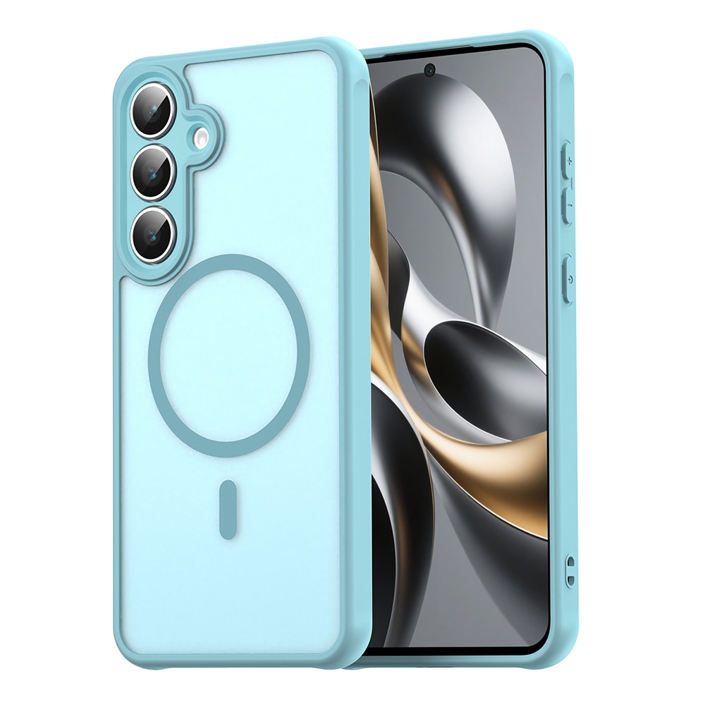 Hibridni ovitek "HaloFrost II MagSafe" za Samsung Galaxy S25 FE - mint green