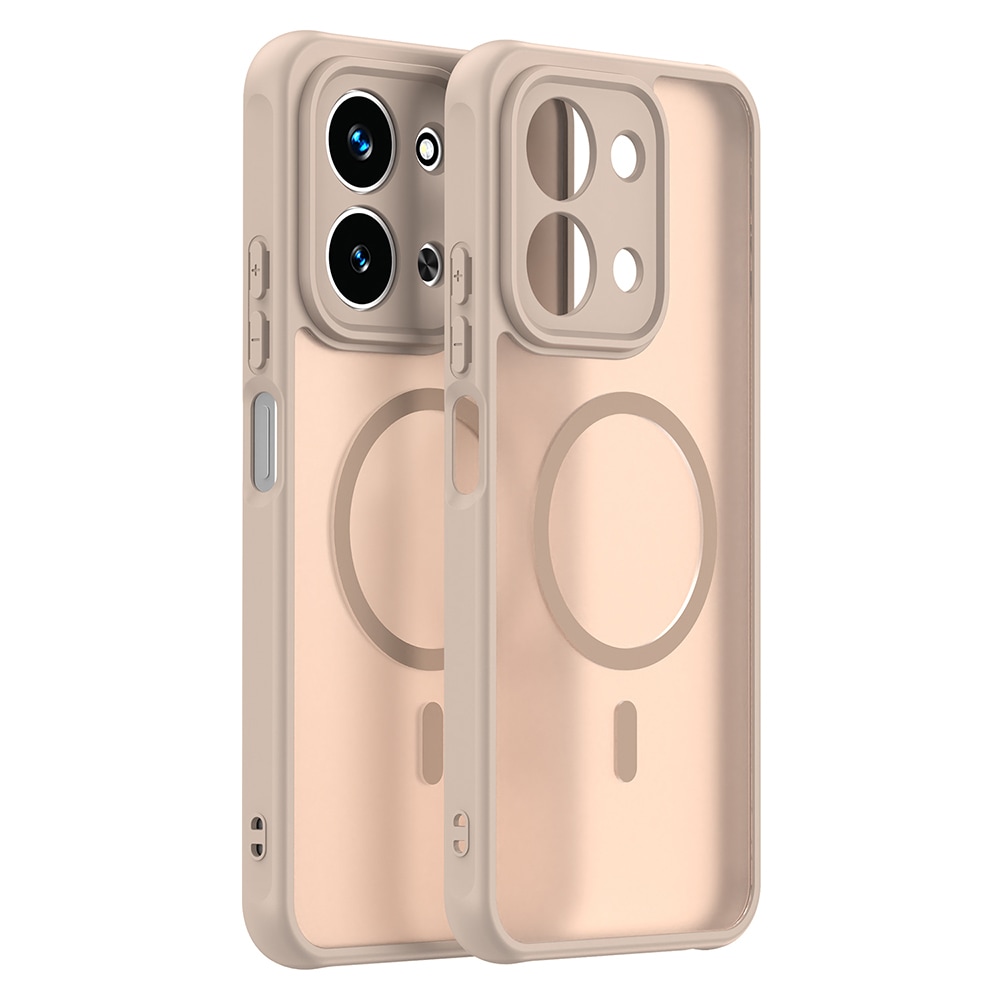 Hibridni ovitek "HaloFrost II MagSafe" za Xiaomi Redmi 15C 4G / Redmi 15C 5G - gold