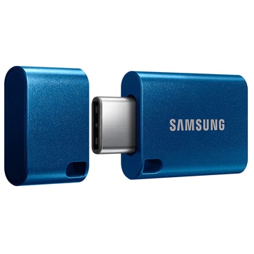 USB-C ključek Samsung 128GB USB 3.1 z OTG funkcijo, 400 MB/s hitrostjo in trpežnim kovinski ohišjem - moder